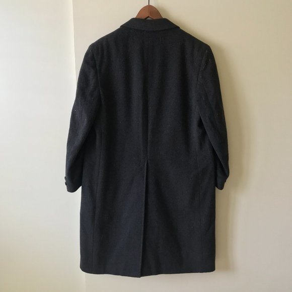 Vintage Alpacuna Overcoat Grey Wool 60's/70's - Picture 3 of 8